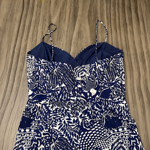 JILL STUART FLORAL BLUE & WHITE DRESS X- SMALL - Picture 12 of 17